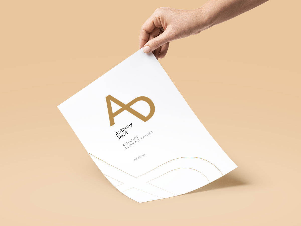 Portfolio with Intro Header